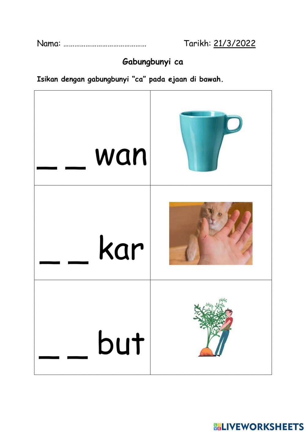 Gabungbunyi -ca- Gabungbunyi -ca-