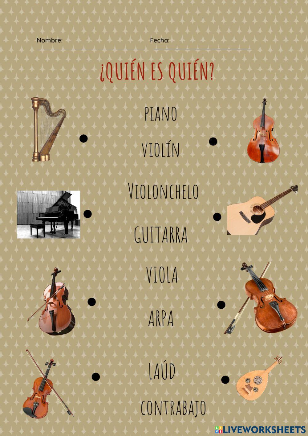 RELACIONAR INSTRUMENTOS