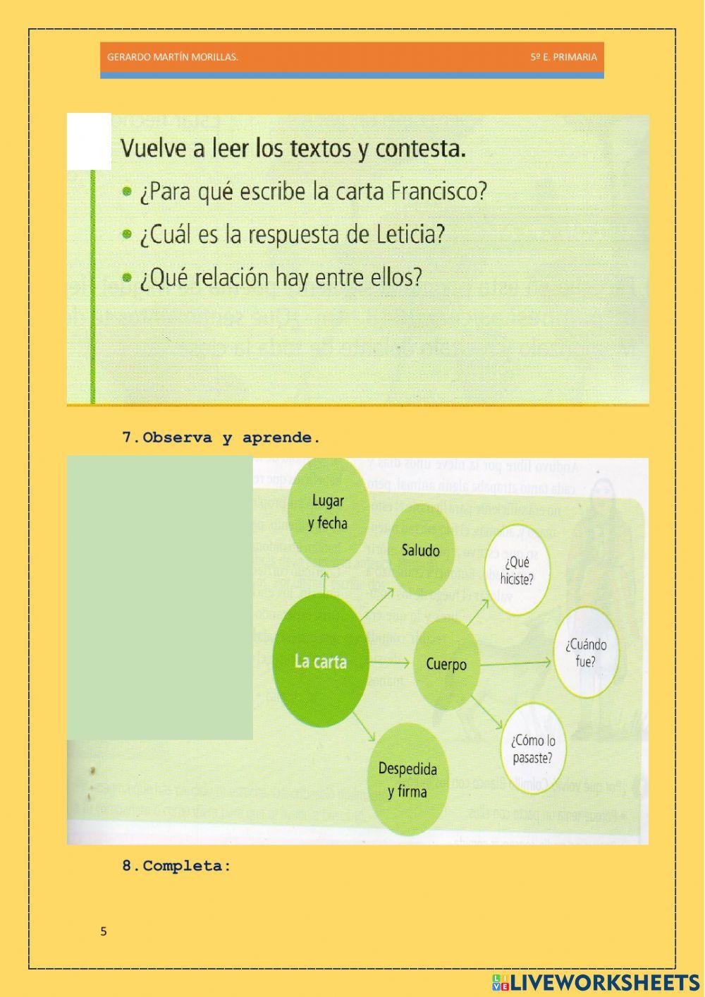 Escritura. Tarea 18.