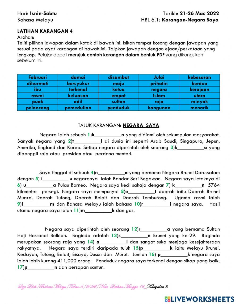 HBL6.1 bm 2022 Kumpulan 3