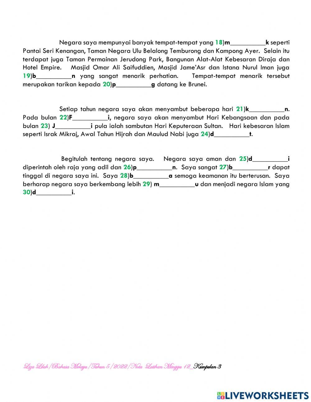 HBL6.1 bm 2022 Kumpulan 3