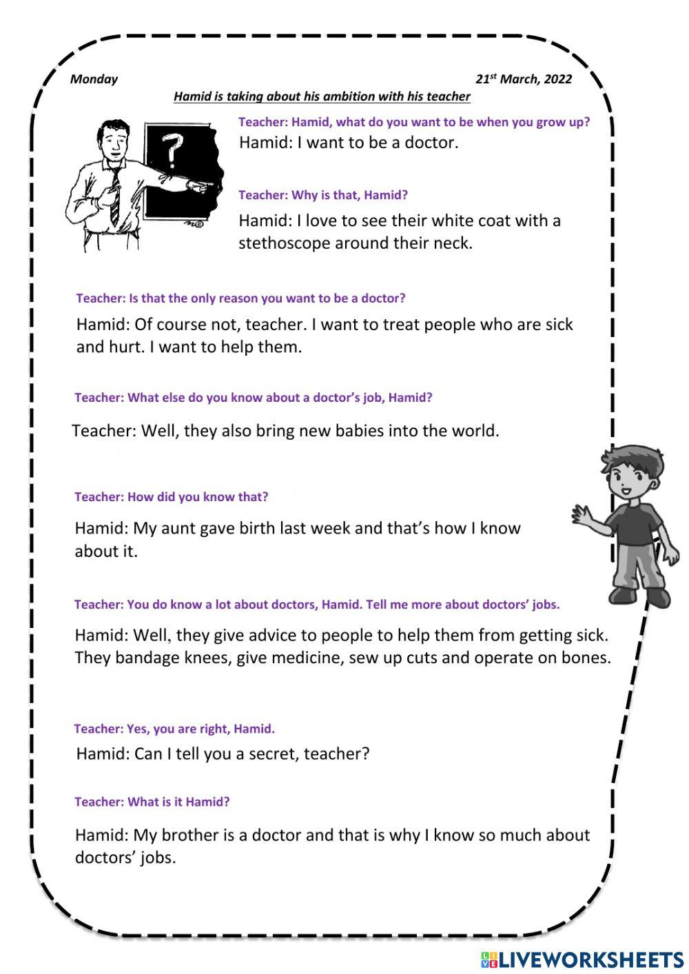 Theme 2: Keeping Healthy part 1