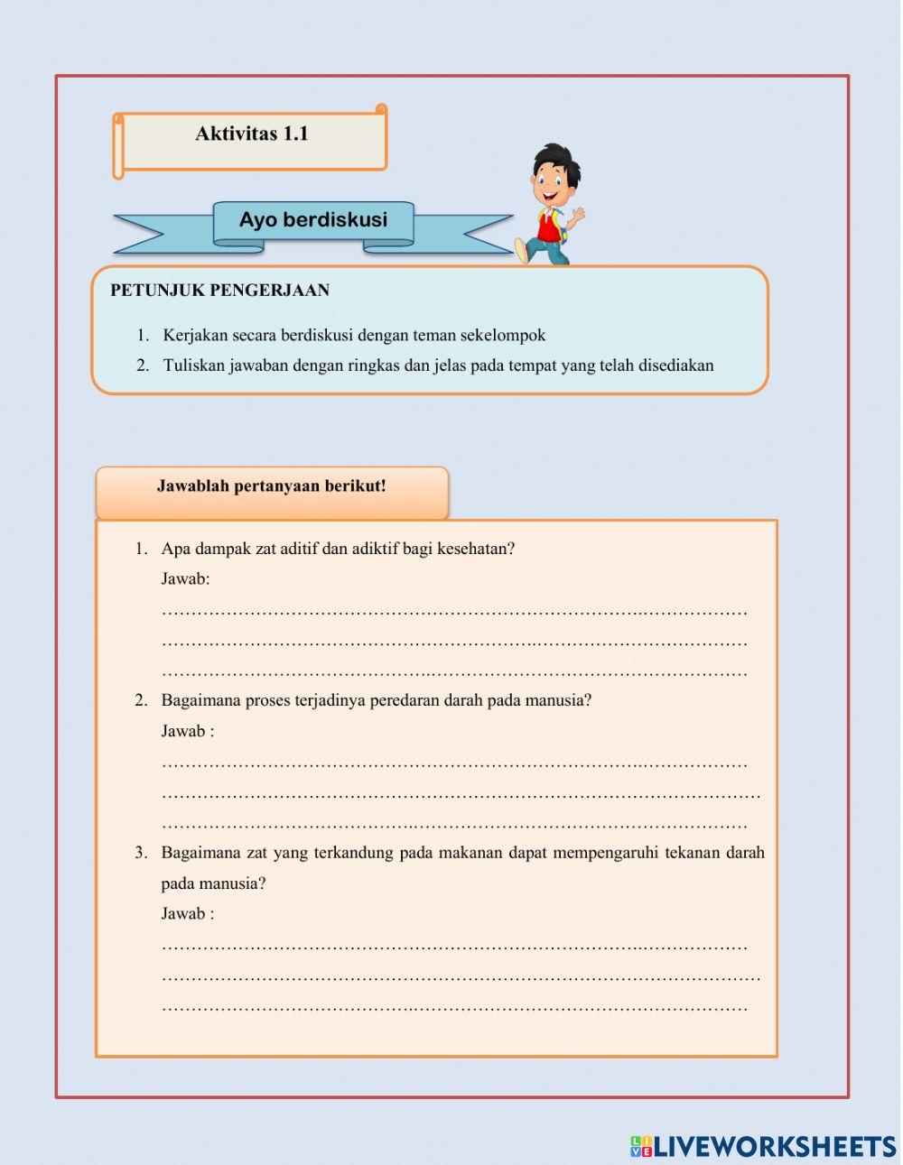 Tekanan zat dalam tubuh