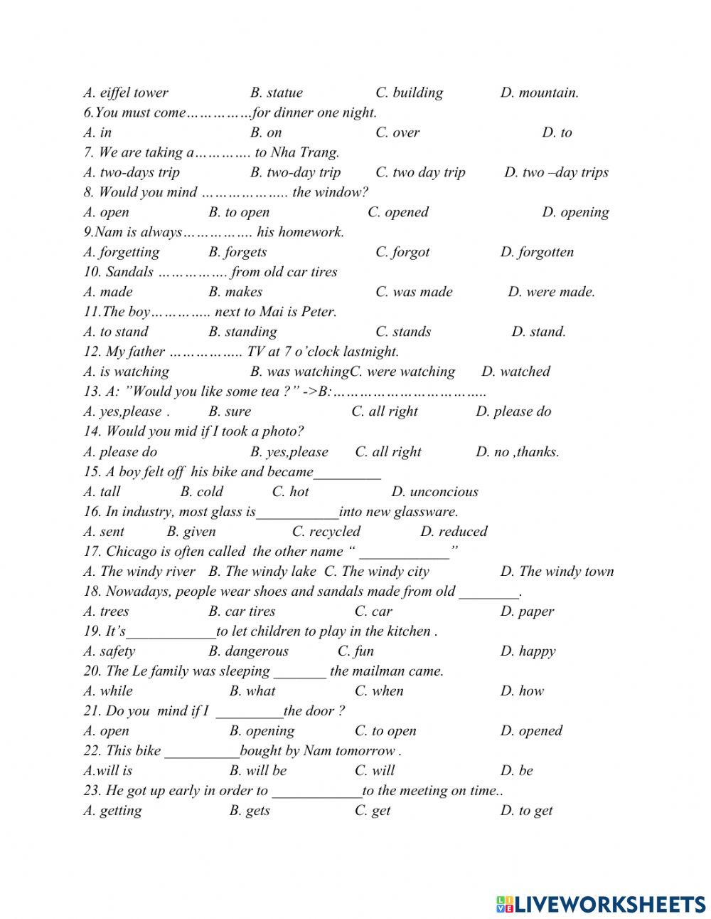 De on thi giua ky ii -anh 8