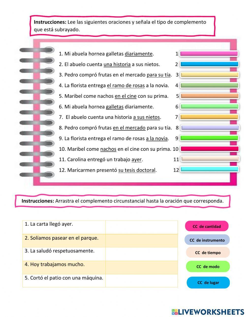 Pleonasmo-Metaplasmo-Complementos del verbo
