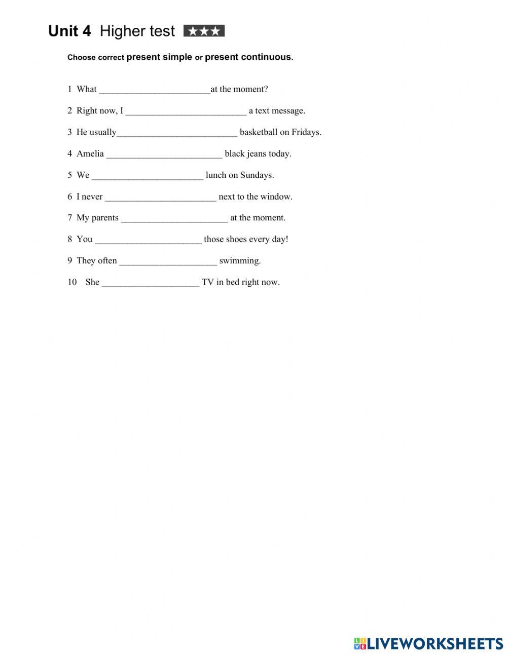 5th grade Unit 4 Test 7
