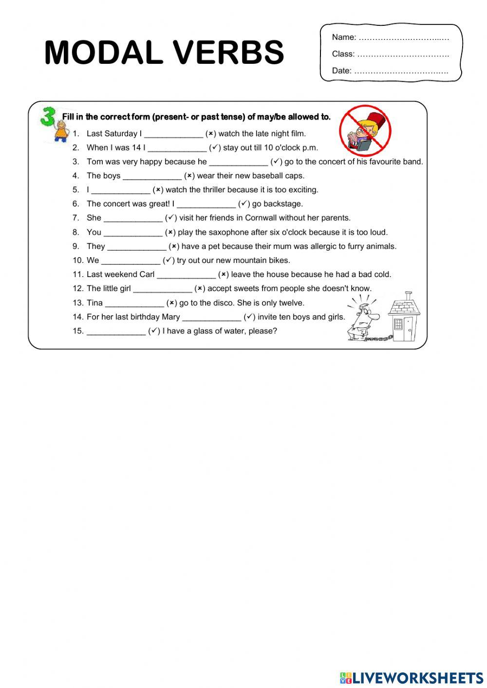 Modal verbs can-may-must