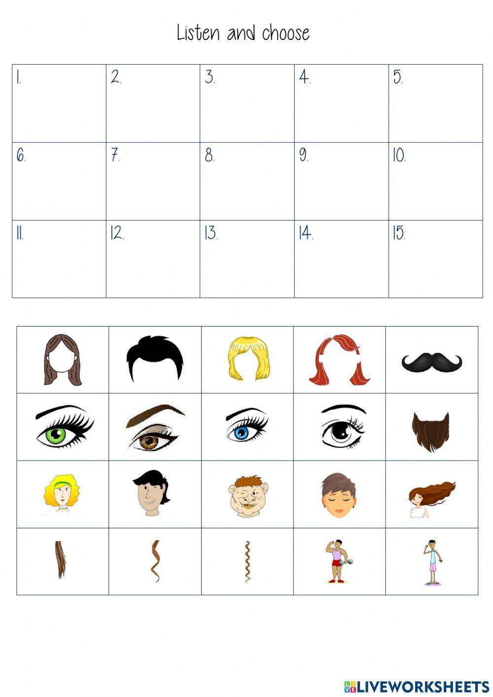 physical appereance 2 dictation listening