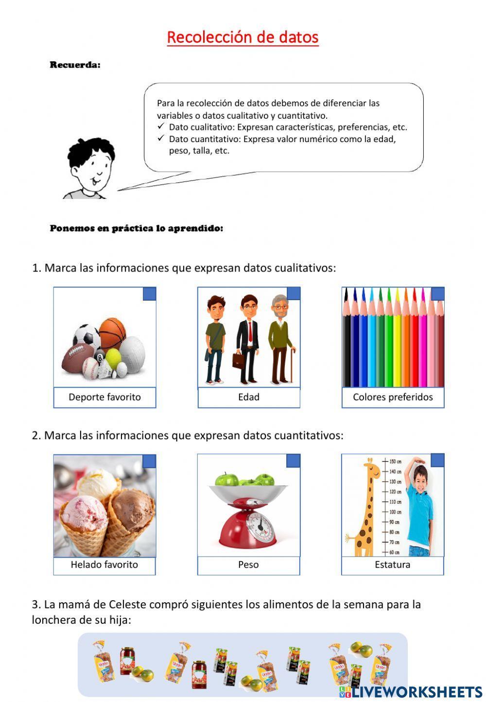 Recolección de datos