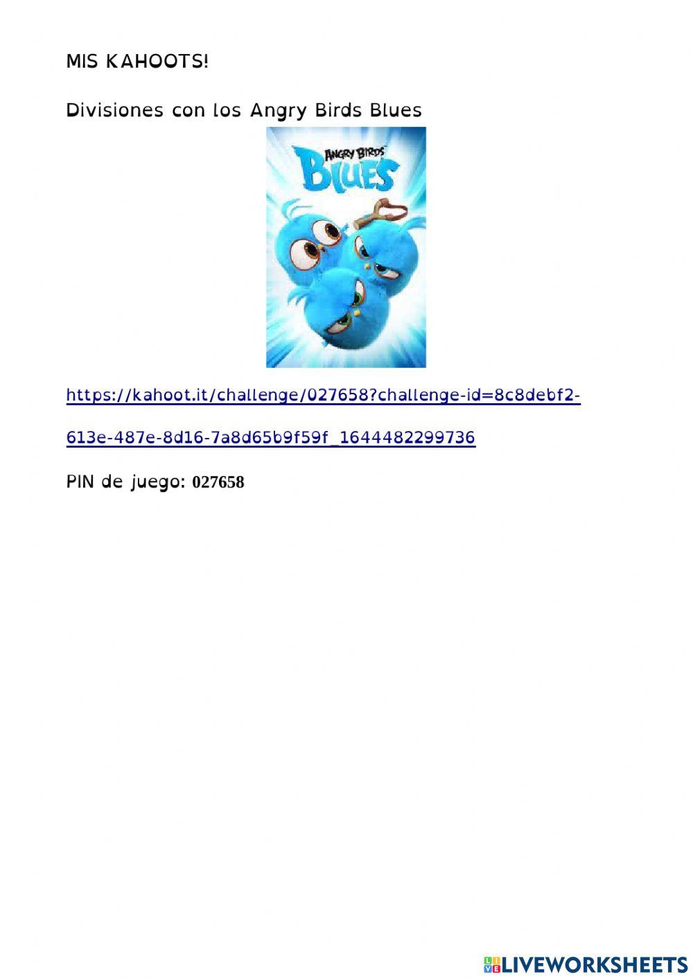 Kahoots! de matemáticas