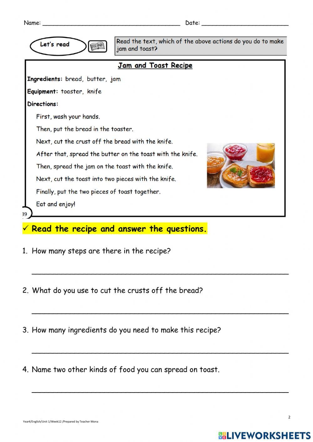 Day 1 - Let's get cooking A