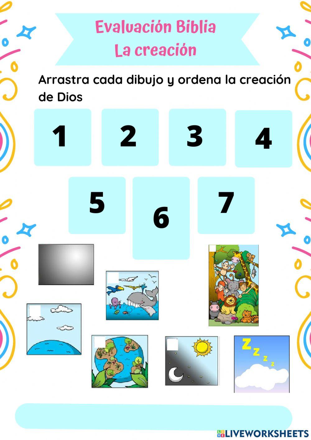 Evaluación sobre la creación