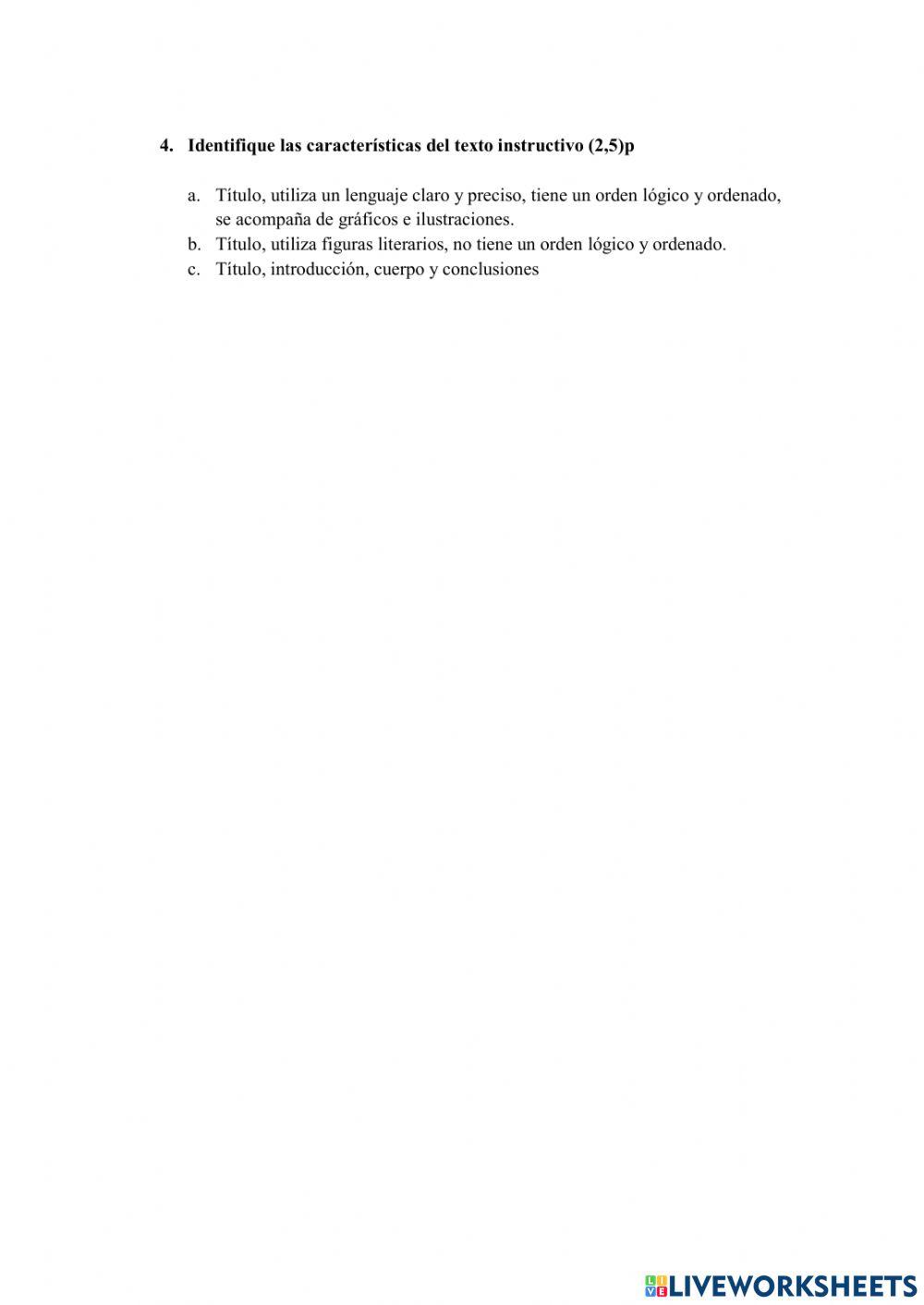 Leo y sigo instrucciones