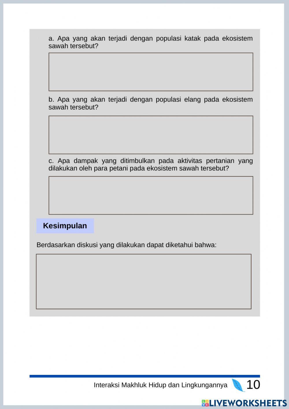 Lembar Kerja Pola Interaksi