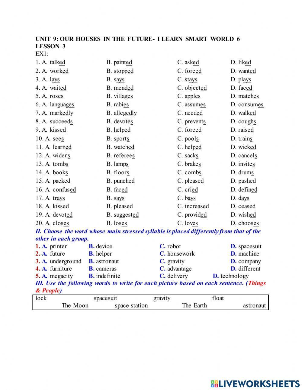 Unit 9 houses in the future