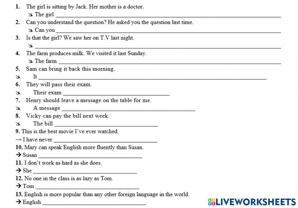 Gk2 viet lai cau lop 10