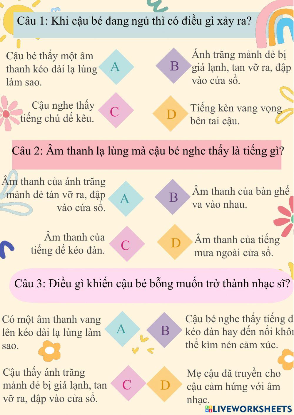 Phiếu giữa kì 2