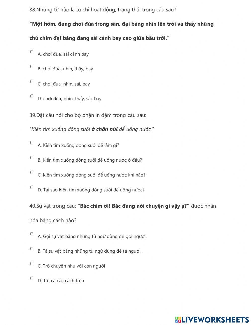 Phiếu Tiếng Việt CT21