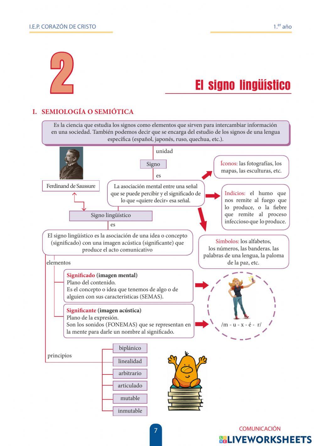 Signo linguistico 1º