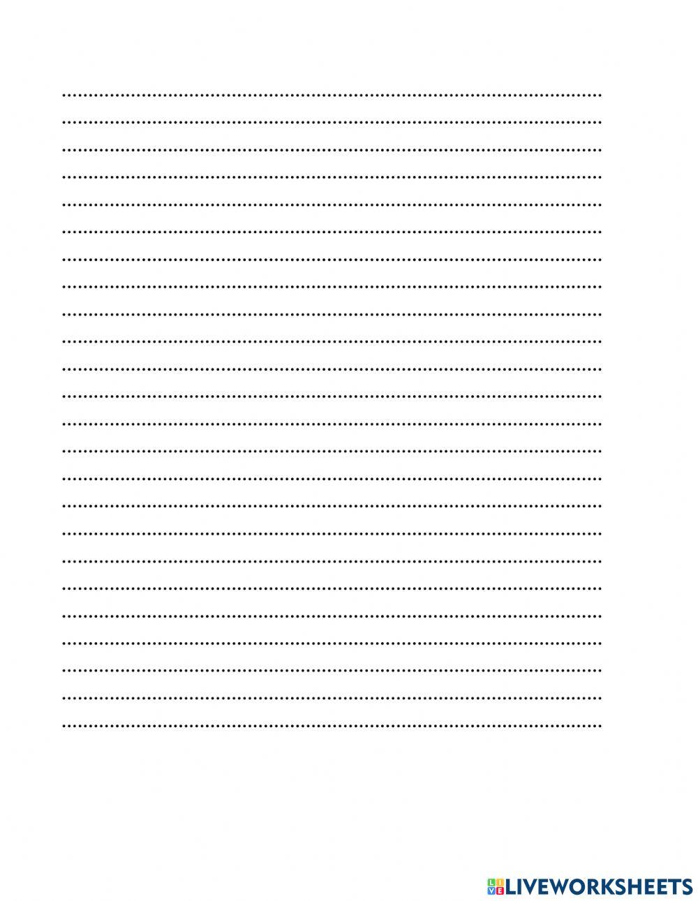 Writing test theme 8