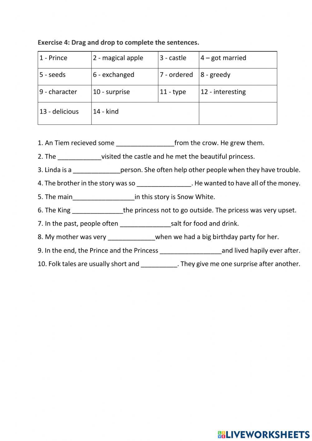 Grade 5 - Review Unit 14