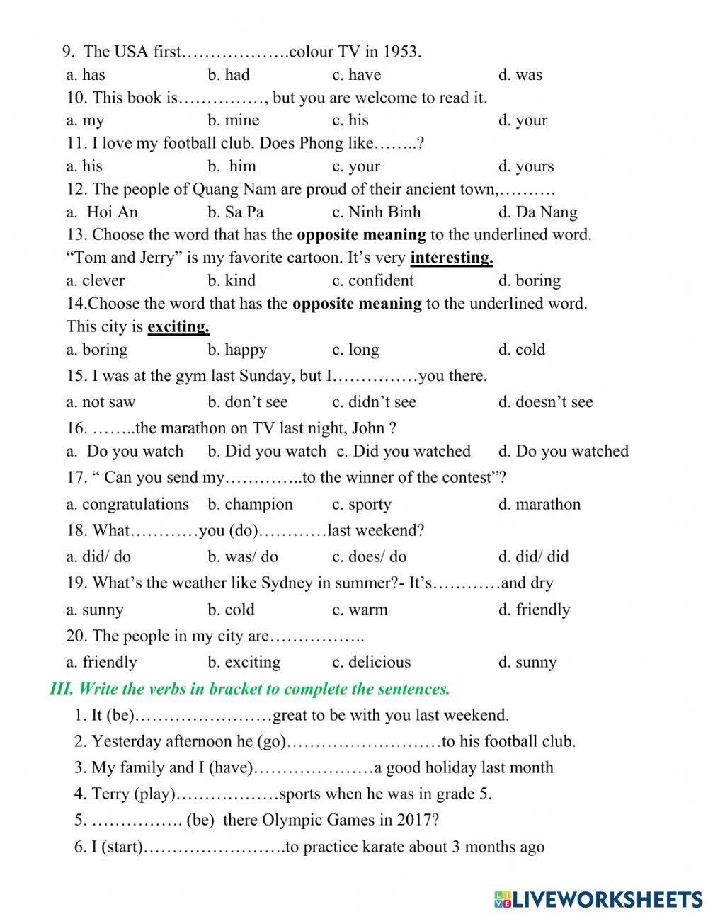 G6-GS-2nd Mid-term-2022 -Part 1