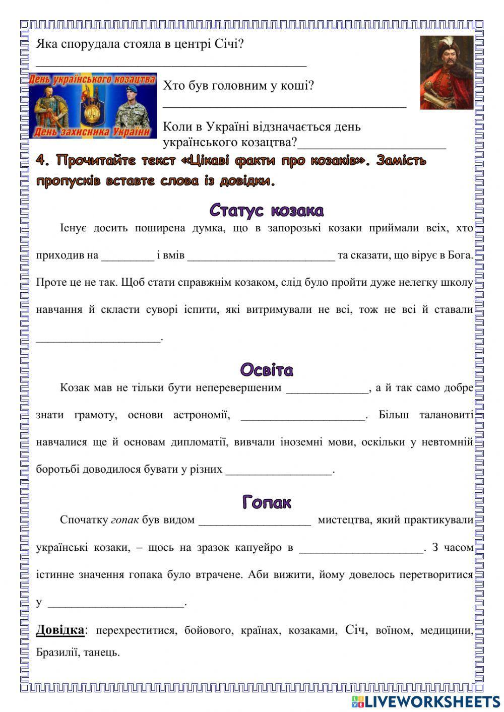 Козацька доба