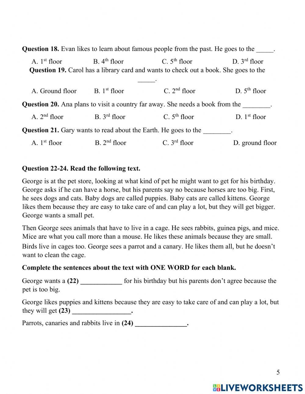 Đề Anh vào 6 NTT 2020-2021