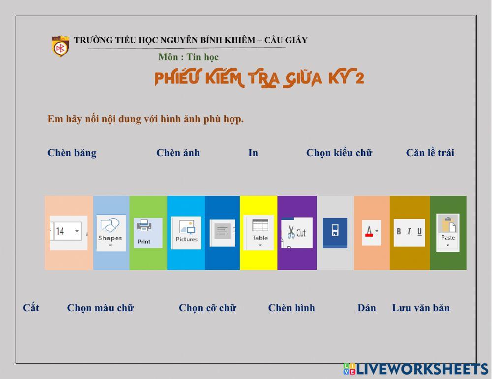 Kiểm tra giữa kỳ 2 th