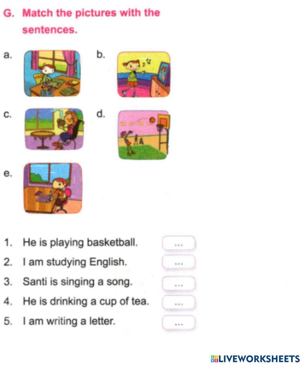 Sm sd 1 PRESENT CONTINUOUS TENSE