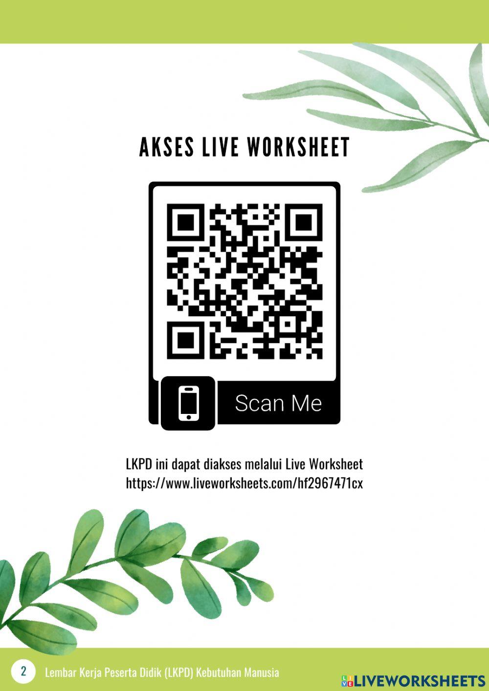 LKPD Kebutuhan Manusia