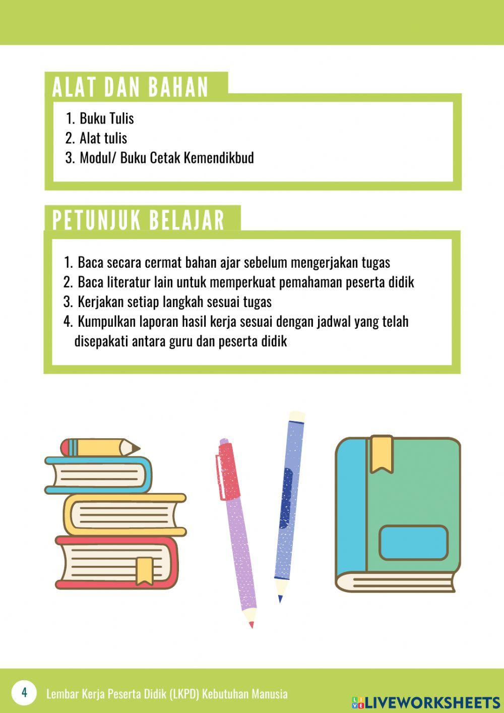 LKPD Kebutuhan Manusia