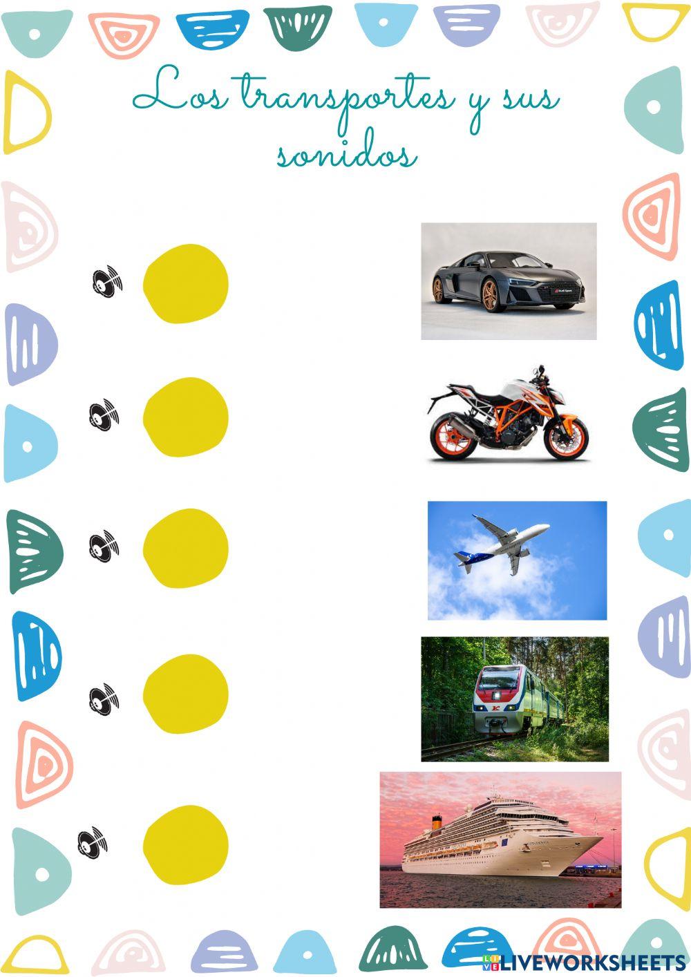 Los transportes y sus sonidos