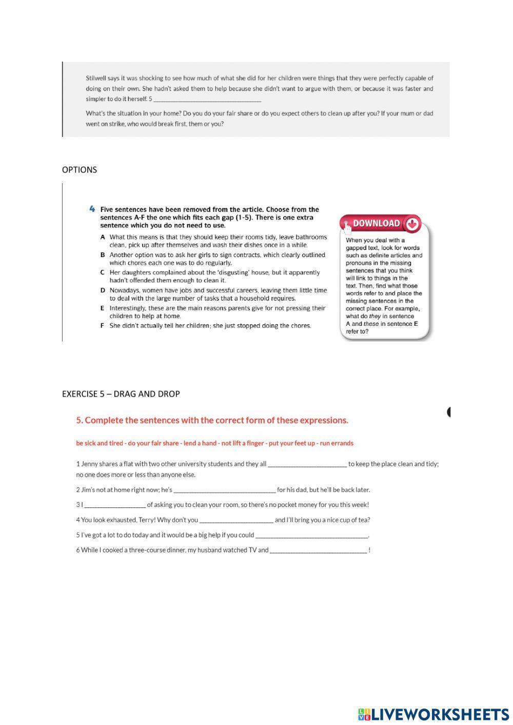 English Download – Unit 1 – It’s personal