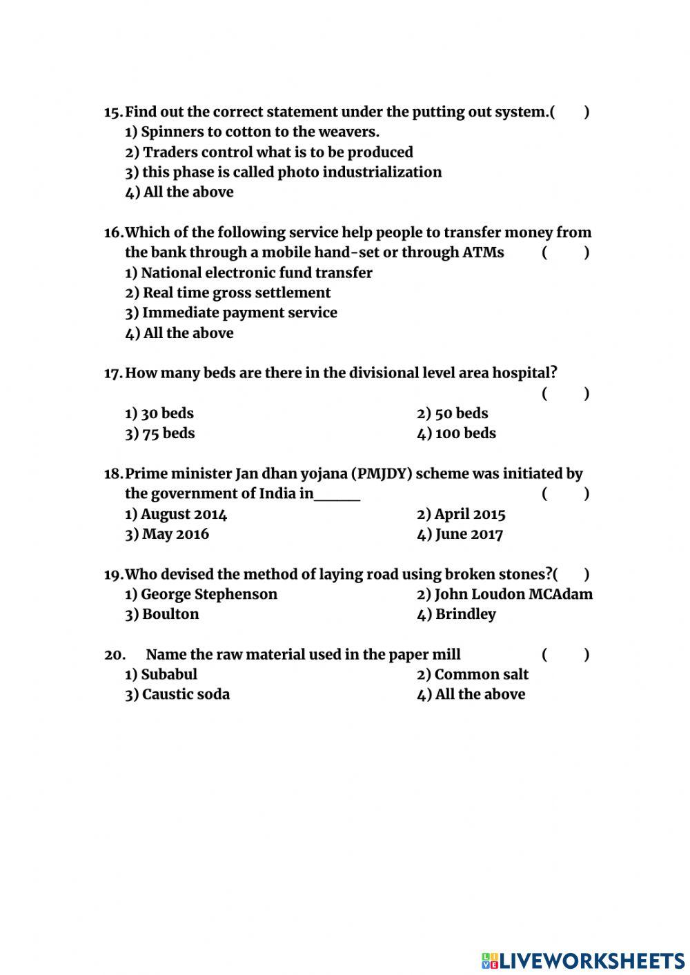 ECONOMICS NMMS Previous Paper 1