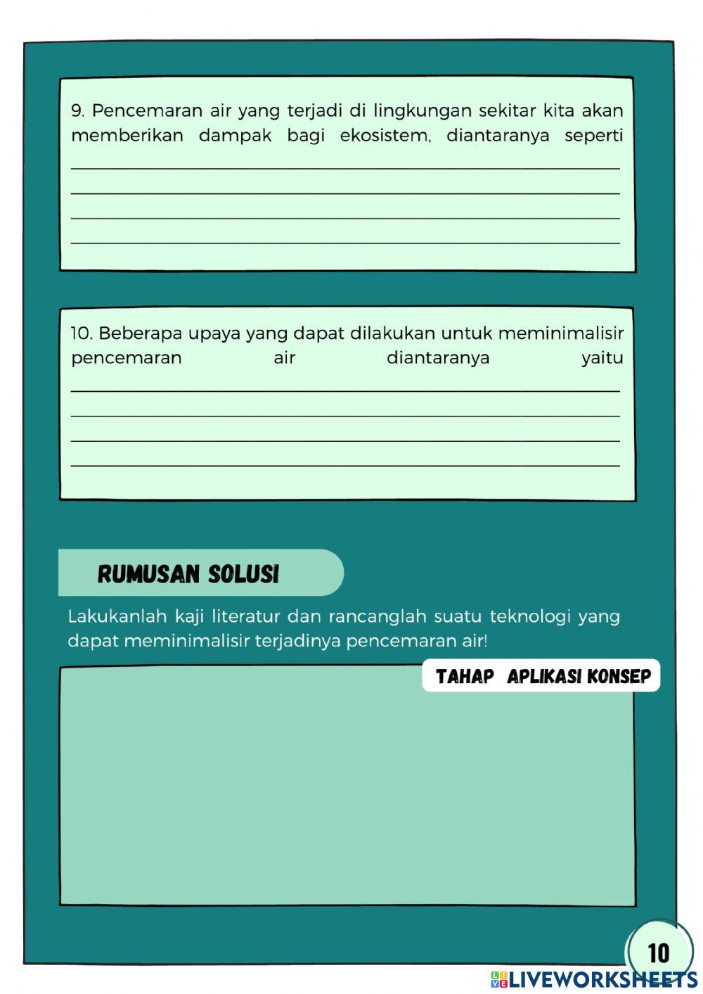 E-LKPD 7.3.8.2 Pencemaran Air