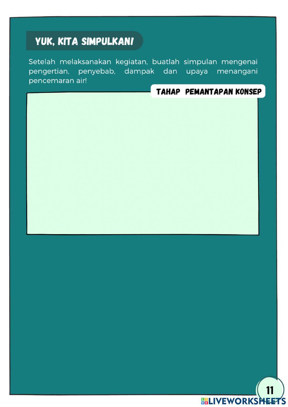 E-LKPD 7.3.8.2 Pencemaran Air