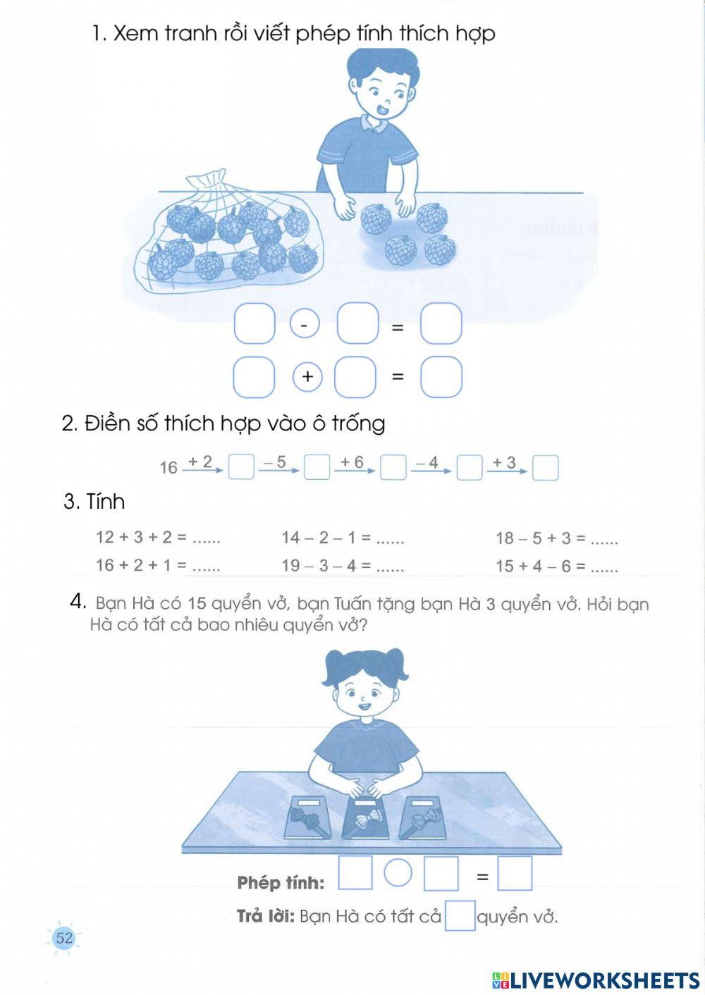 Toán 1 - Tuần 26 (phần 2)