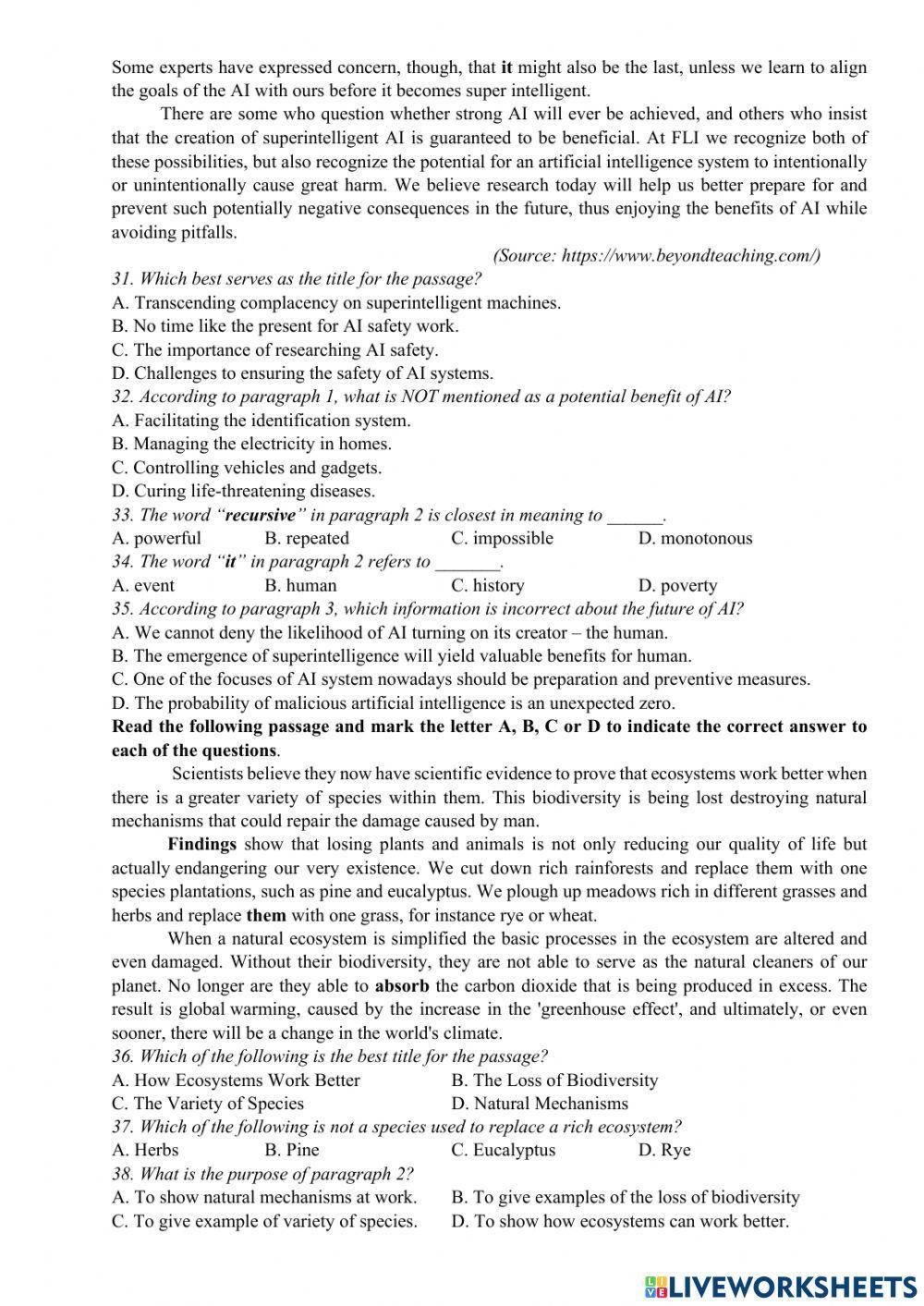 Sample test for 2ND term EXAM – grade 11 (NO2)