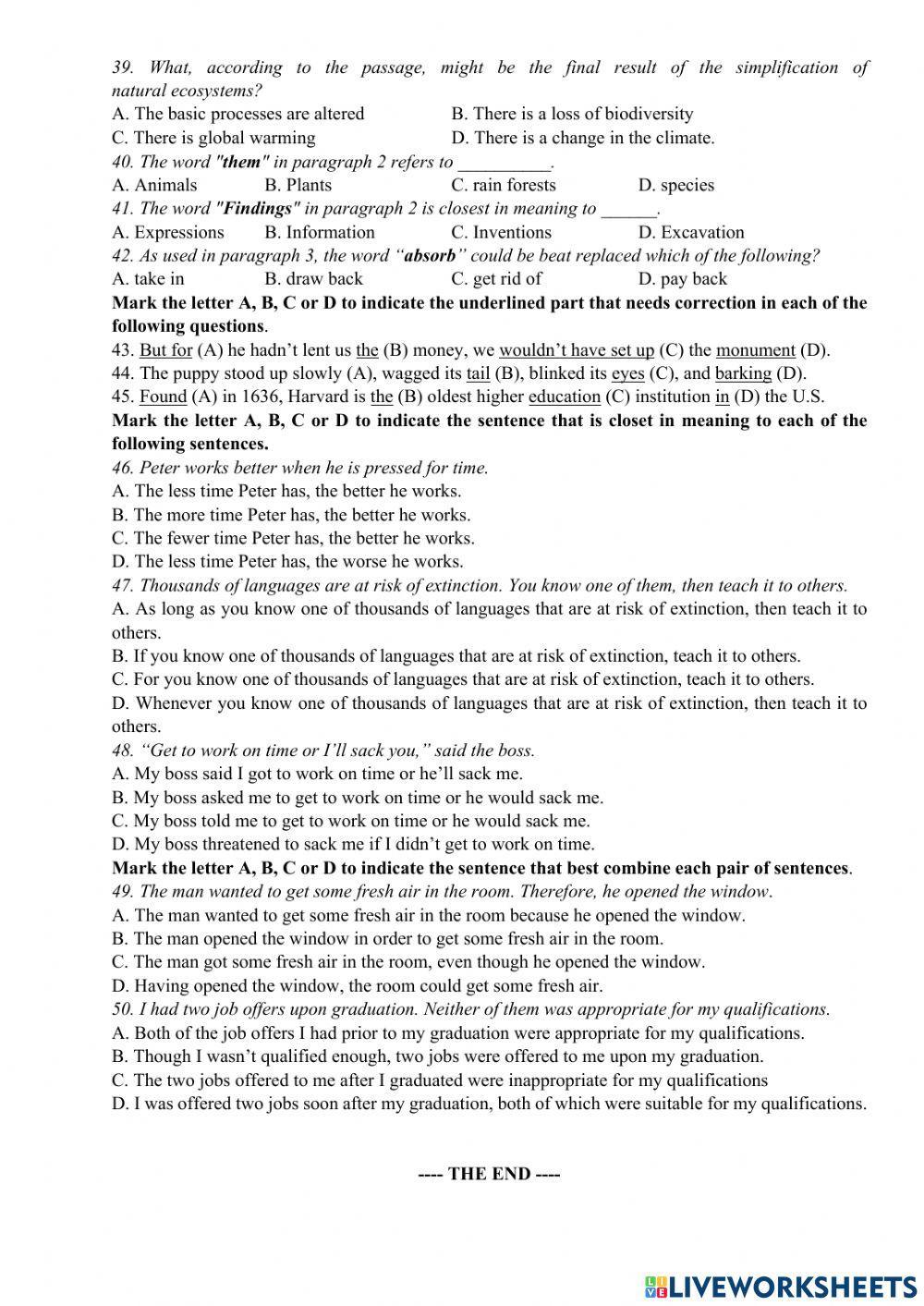 Sample test for 2ND term EXAM – grade 11 (NO2)