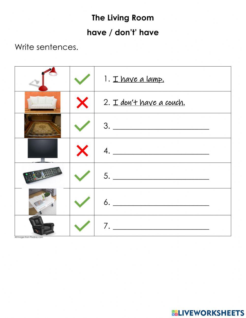The Living Room - Have and Son't Have