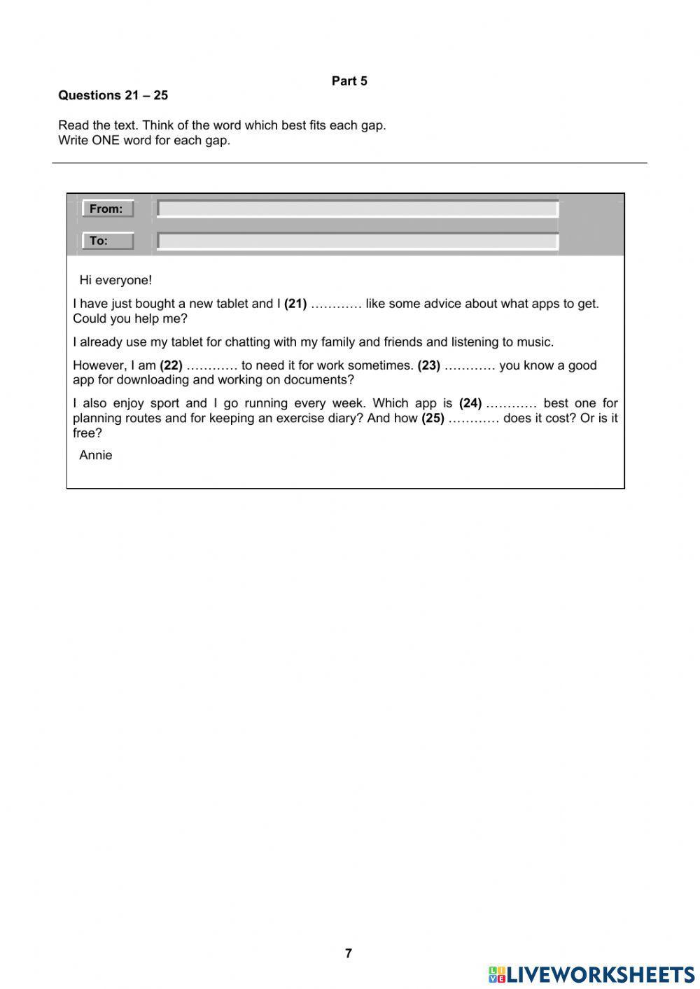 Empower a2 reading test