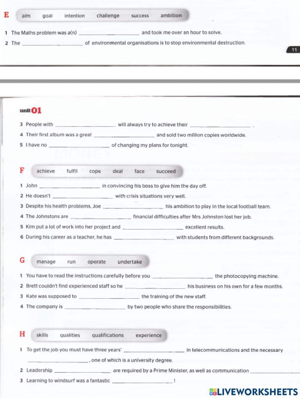 Easily confused words