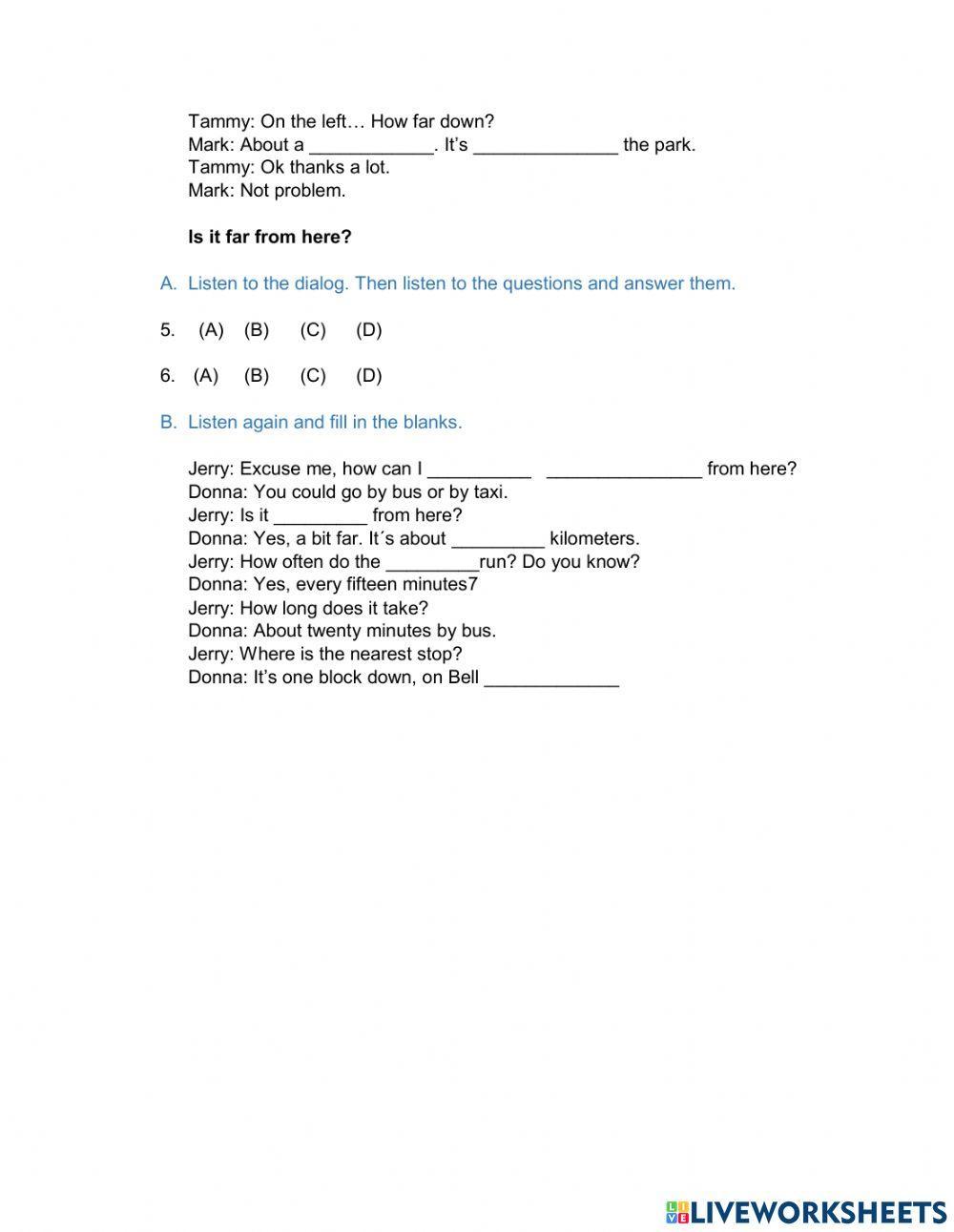 Listening for Directions