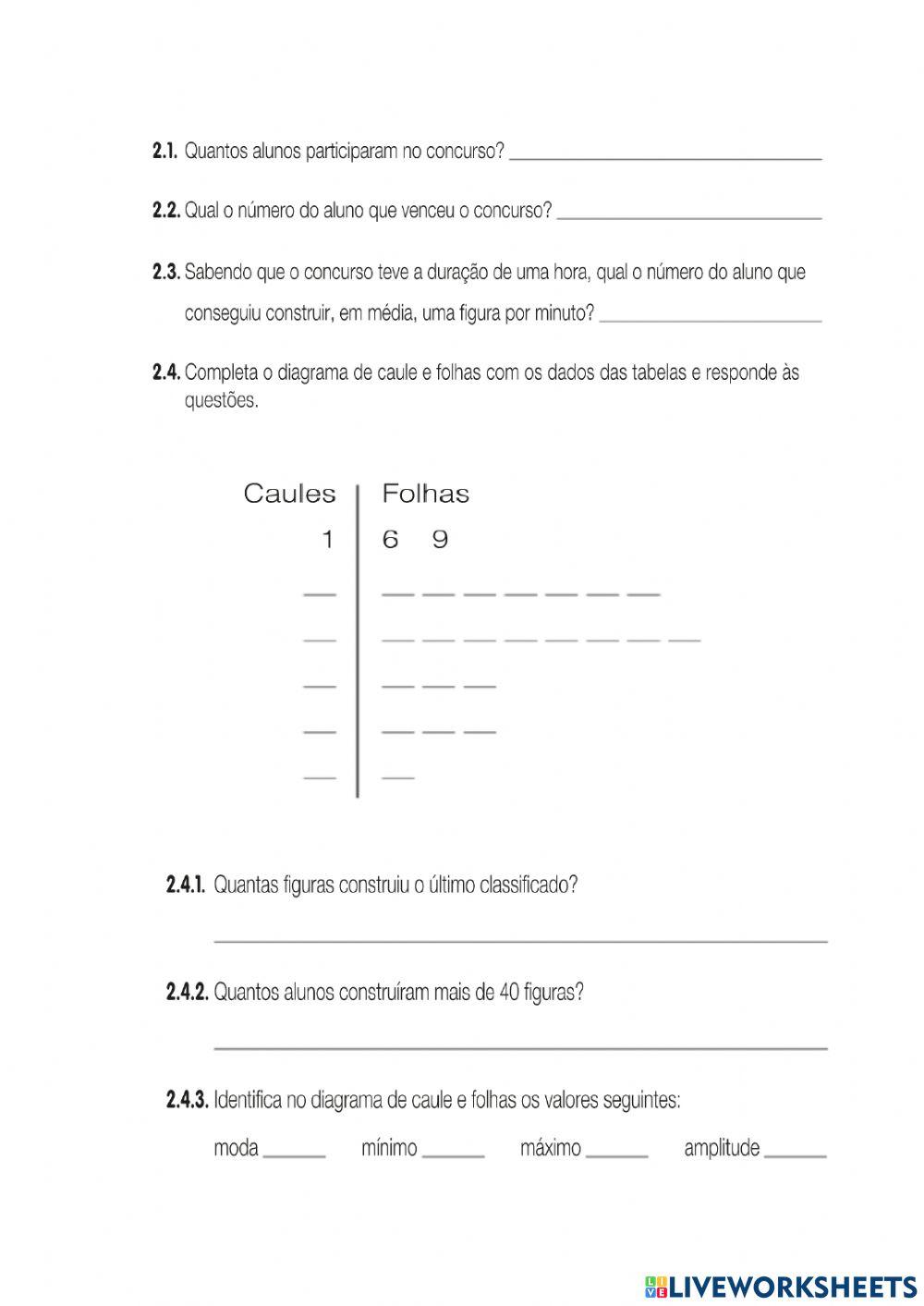 Matemática 4ºano