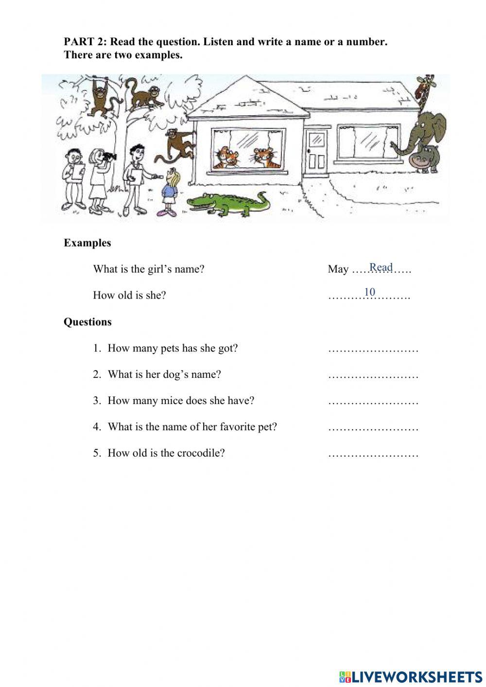 Idict 1 - Topic test unit 1 - Listening skill