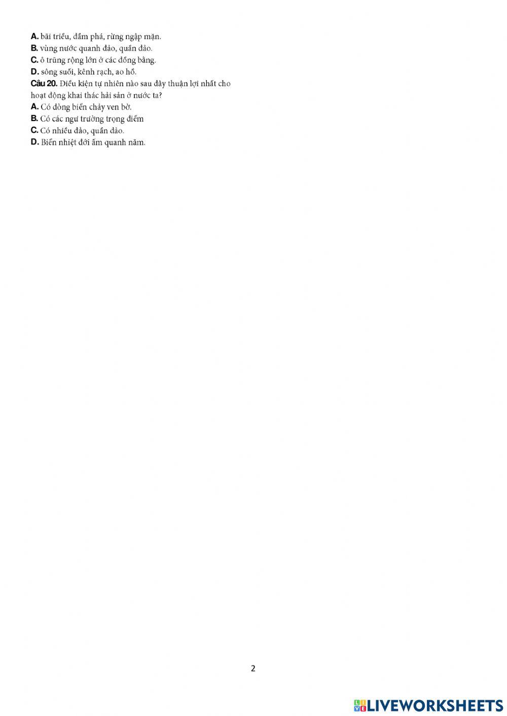 Chuyên đề nông nghiệp - bài tập 1