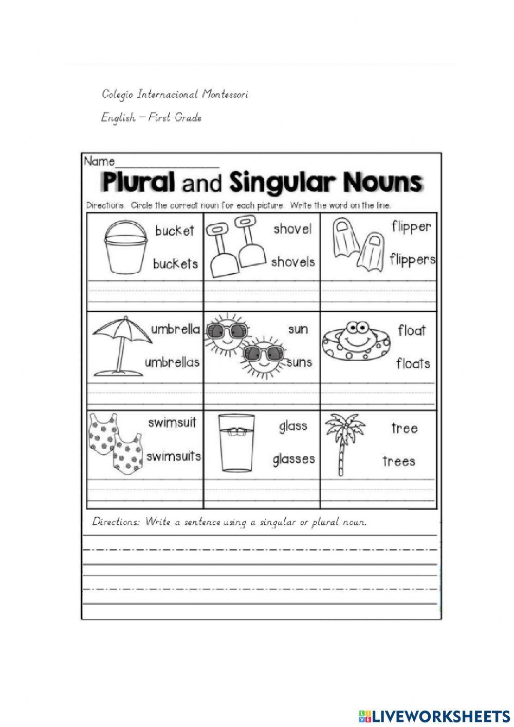 Plural and Singular nouns