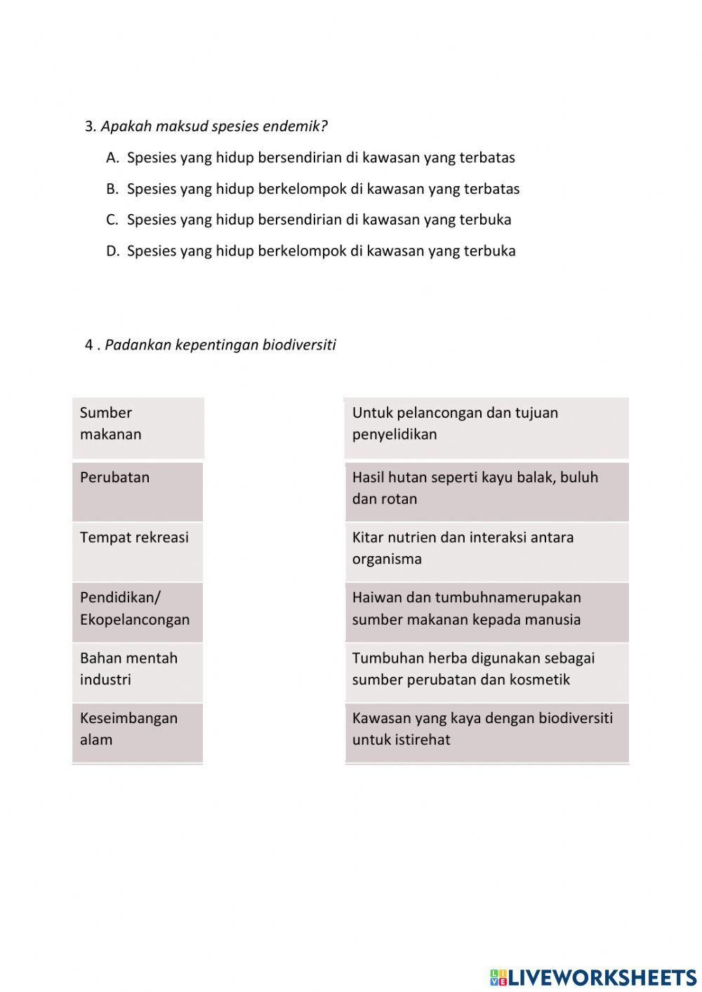 1.1 Kepelbagaian organisma
