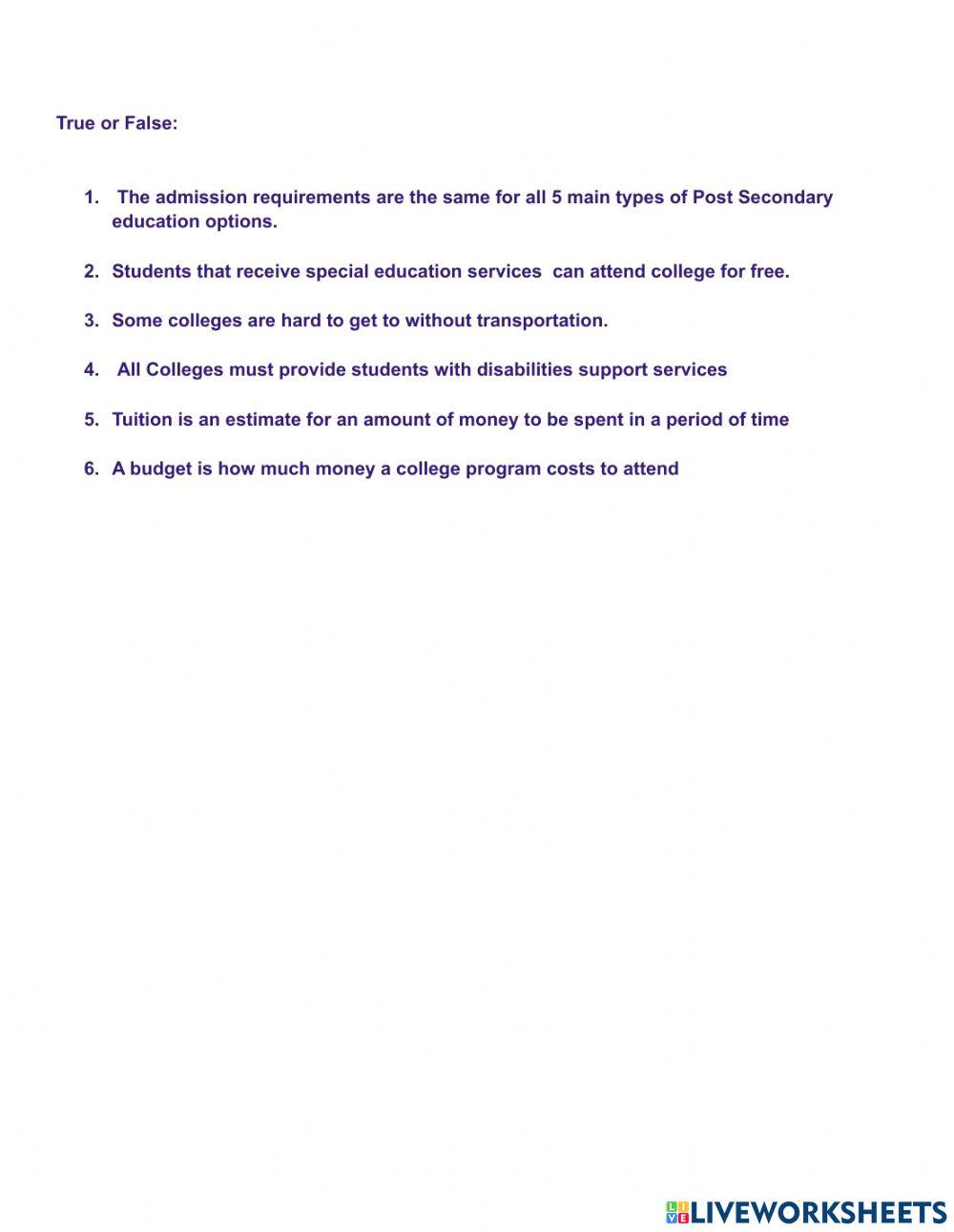 Career Pathways and goals